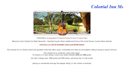 Desktop Screenshot of colonialinntamworth.com.au